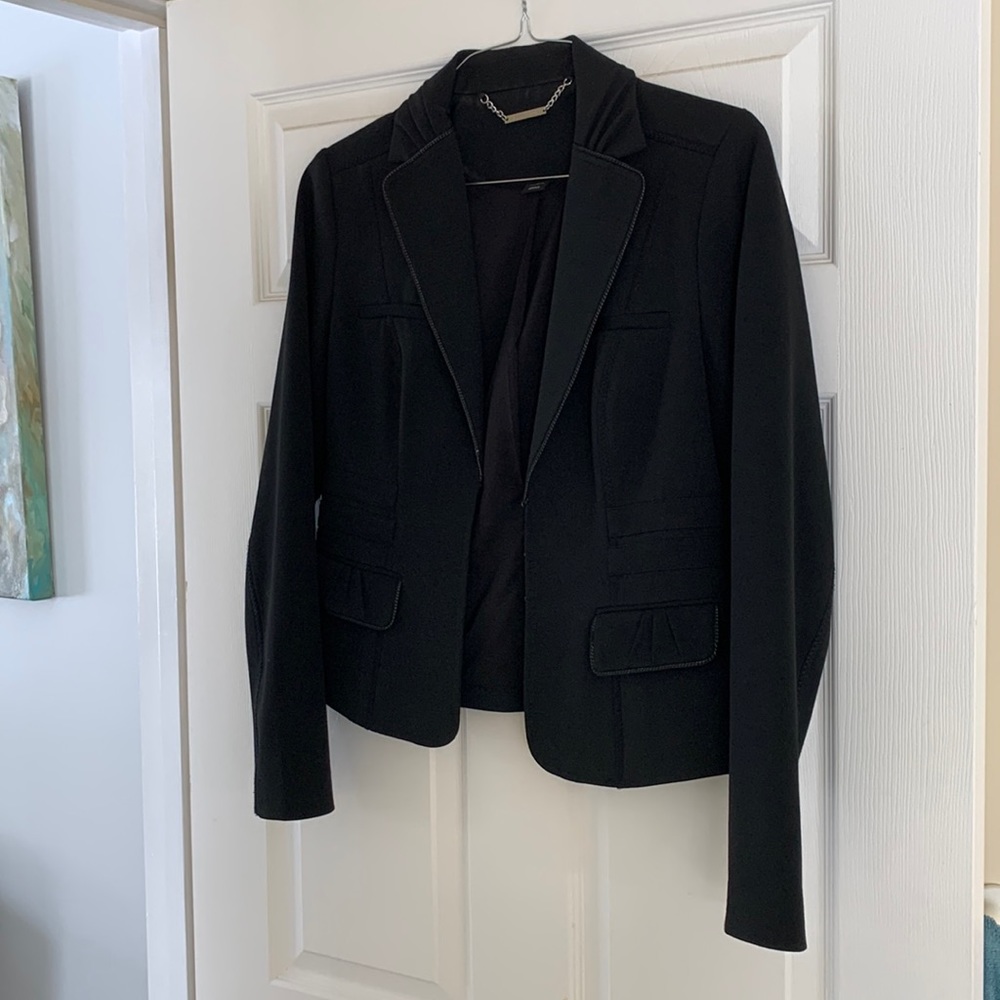 WHBM black fitted jacket